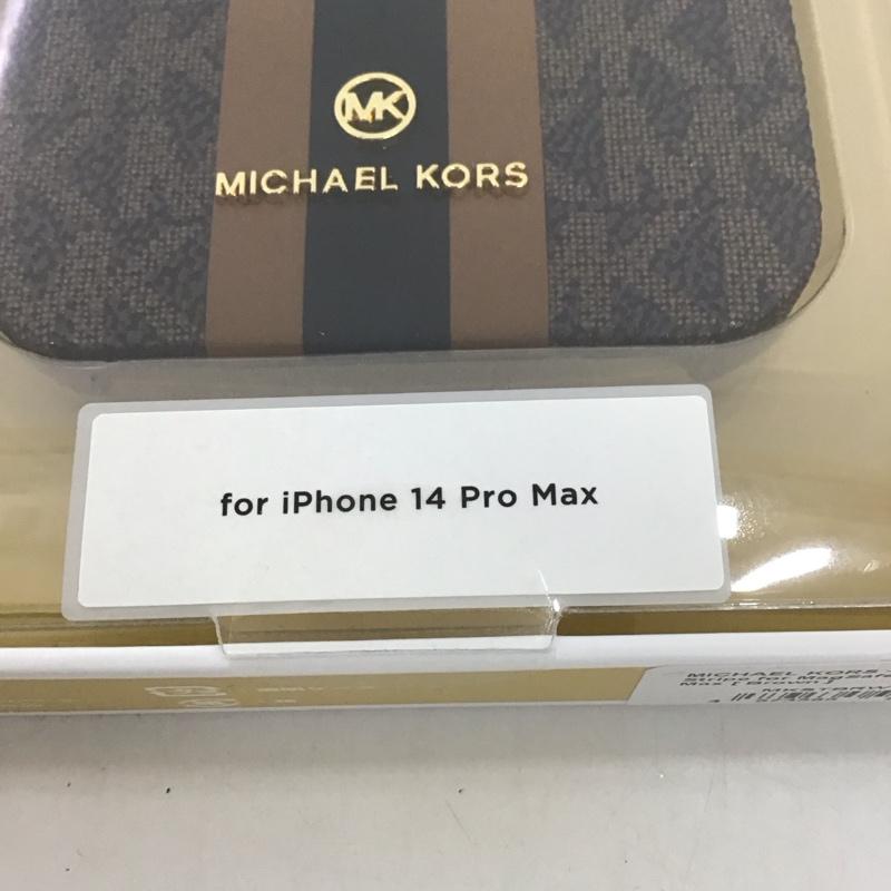 マイケルコース MICHAEL KORS ファッション小物 ファッション小物 MKSTBRWWPIP2267 iPhoneケース iPhone 14 Pro MAX ロゴ、文字 茶 / ブラウン /  レディース USED 古着 中古 10126025