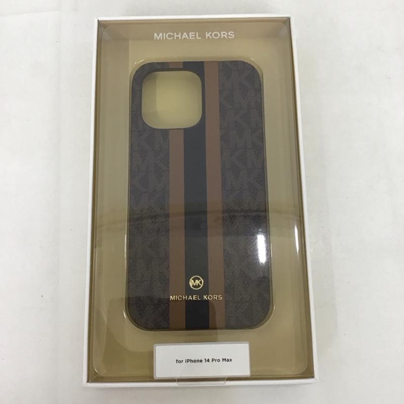 マイケルコース MICHAEL KORS ファッション小物 ファッション小物 MKSTBRWWPIP2267 iPhoneケース iPhone 14 Pro MAX ロゴ、文字 茶 / ブラウン /  レディース USED 古着 中古 10126029