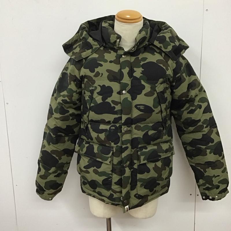 アベイシングエイプ A BATHING APE ジャケット、上着 ダウンジャケット M カモフラージュ柄・迷彩 マルチカラー / マルチカラー /  メンズ USED 古着 中古 10126030