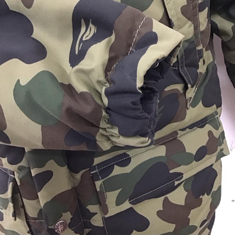アベイシングエイプ A BATHING APE ジャケット、上着 ダウンジャケット M カモフラージュ柄・迷彩 マルチカラー / マルチカラー /  メンズ USED 古着 中古 10126030