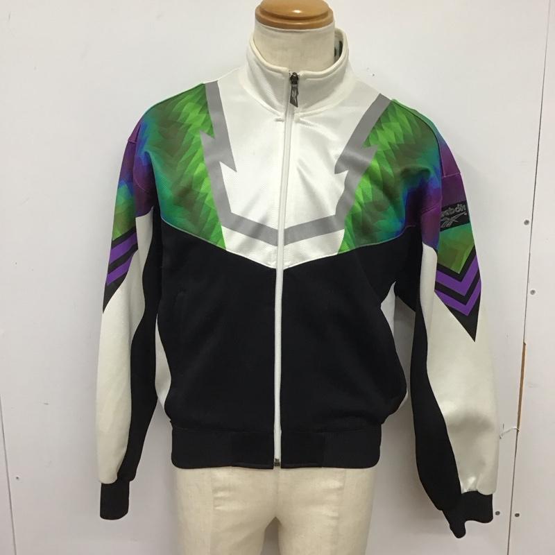 リーボック Reebok ジャケット、上着 ジャケット、ブレザー ジャケット アウター スタンドカラージャケット ジャージ L プリント マルチカラー / マルチカラー /  メンズ USED 古着 中古 10126041