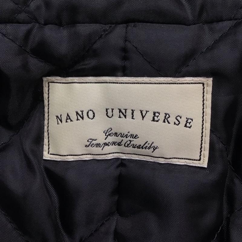 ナノユニバース nano・universe コート コート一般 ジップアップコート ダッフルコート アウター ショートコート 無地 黒 / ブラック /  メンズ USED 古着 中古 10126042
