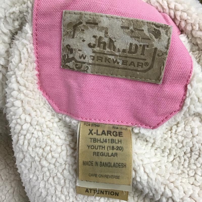古着 USED ジャケット、上着 ジャケット、ブレザー ジップアップジャケット アウター 古着 XL 無地 桃 / ピンク /  メンズ USED 古着 中古 10126051