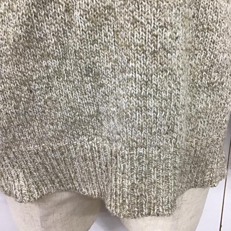ロスコ ROTHCO ニット、セーター 長袖 長袖ニットカットソー ヘンリーネック セーター 80s usa製 無地 ベージュ / ベージュ /  メンズ USED 古着 中古 10126062