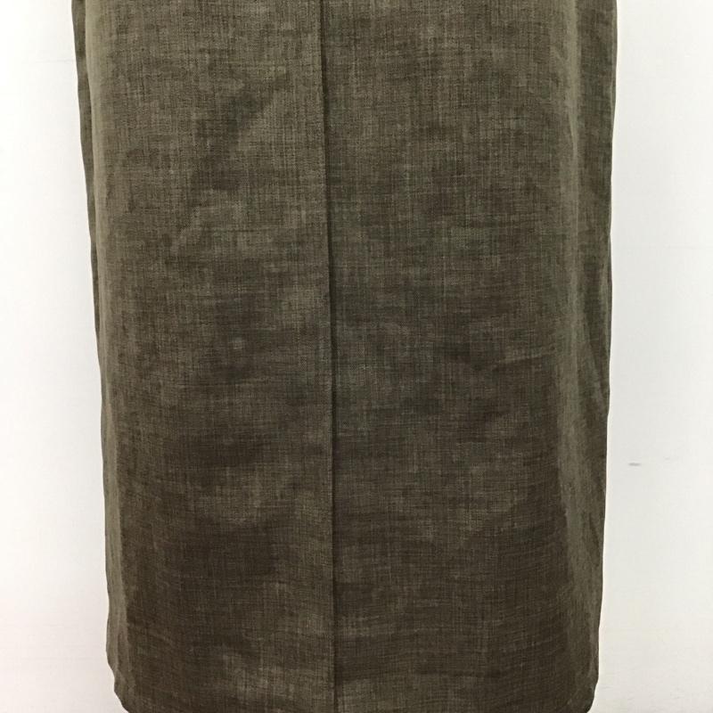 クルーレ crewre スカート ロングスカート cr24ss19020 バックタックナロースカート 2 無地 茶 / ブラウン /  レディース USED 古着 中古 10126065
