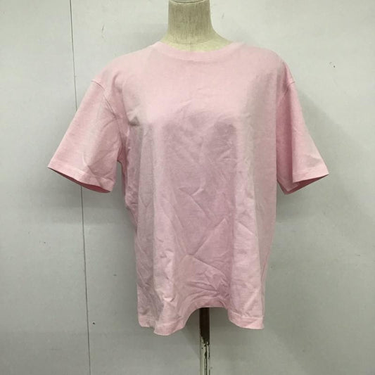 ザラ ZARA Tシャツ 半袖 3253 323 621 ヘビーコットンT クルーネック タグ付き L 無地 桃 / ピンク /  レディース USED 古着 中古 10126070
