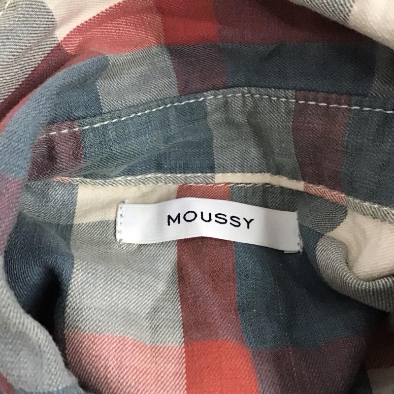 マウジー MOUSSY シャツ、ブラウス 長袖 0108SA11-1000 胸ポケット コットン FREE チェック マルチカラー / マルチカラー /  レディース USED 古着 中古 10126071