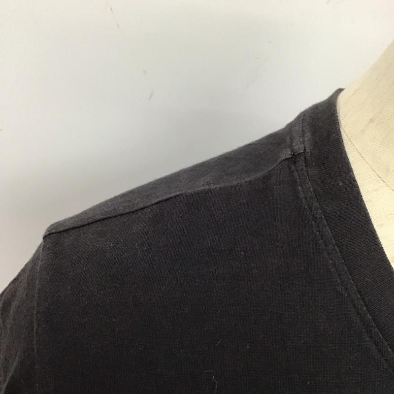 エンポリオ アルマーニ イーエーセブン EMPORIO ARMANI EA7 Tシャツ 半袖 1S237 クルーネック S ロゴ、文字 黒 / ブラック /  メンズ USED 古着 中古 10126072