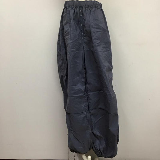 ジーナシス JEANASIS ボトムス ボトムス JS050919MC グロッシーパラシュートパンツ FREE 無地 青 / ブルー /  レディース USED 古着 中古 10126074