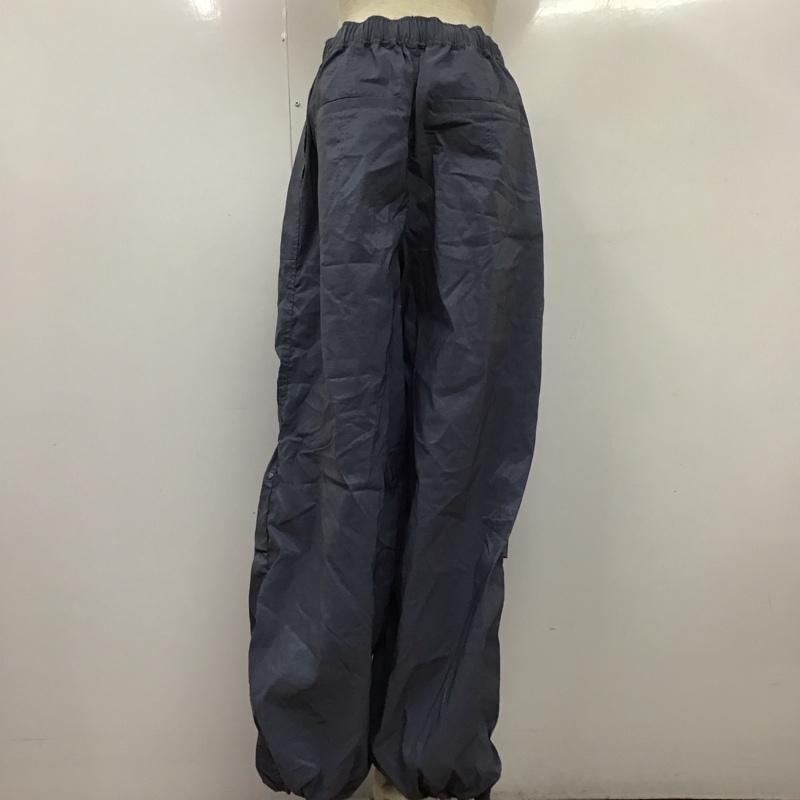 ジーナシス JEANASIS ボトムス ボトムス JS050919MC グロッシーパラシュートパンツ FREE 無地 青 / ブルー /  レディース USED 古着 中古 10126074