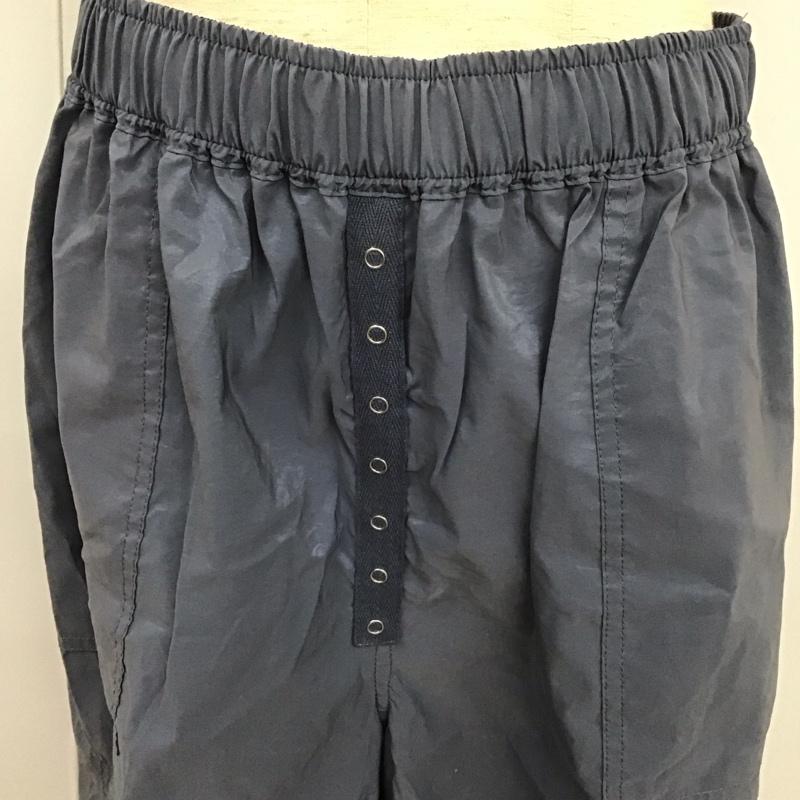 ジーナシス JEANASIS ボトムス ボトムス JS050919MC グロッシーパラシュートパンツ FREE 無地 青 / ブルー /  レディース USED 古着 中古 10126074