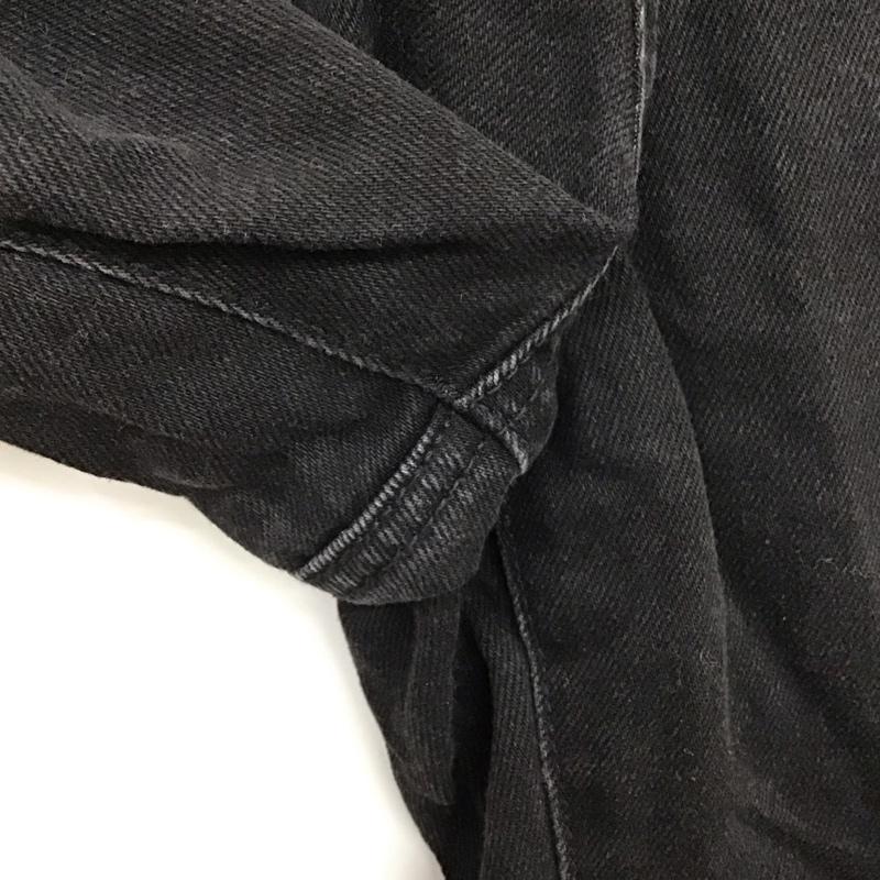ザラ ZARA パンツ デニム、ジーンズ 8197 212 800 ハイウエスト カットオフ 無地 黒 / ブラック /  レディース USED 古着 中古 10126076