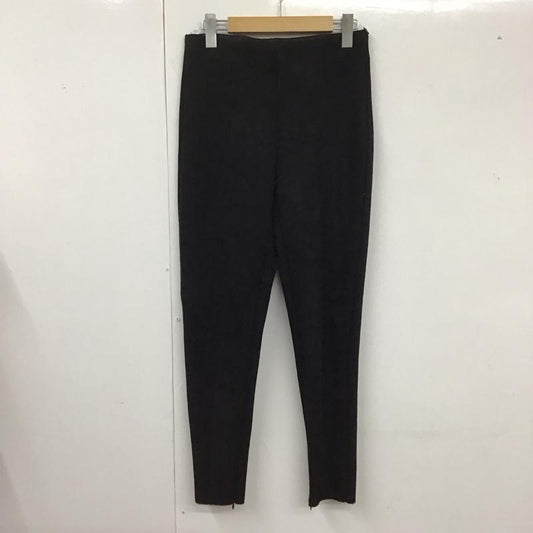 ザラ ZARA ボトムス ボトムス 4387 244 800 スエード調パンツ ストレッチ M 無地 黒 / ブラック /  レディース USED 古着 中古 10126078