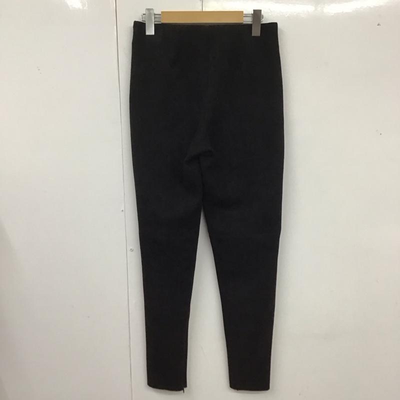 ザラ ZARA ボトムス ボトムス 4387 244 800 スエード調パンツ ストレッチ M 無地 黒 / ブラック /  レディース USED 古着 中古 10126078