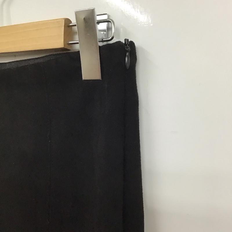 ザラ ZARA ボトムス ボトムス 4387 244 800 スエード調パンツ ストレッチ M 無地 黒 / ブラック /  レディース USED 古着 中古 10126078