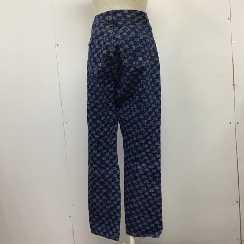 ジュエティ jouetie パンツ デニム、ジーンズ 082162400101-01 モノグラム M 総柄 青 / ブルー /  レディース USED 古着 中古 10126079