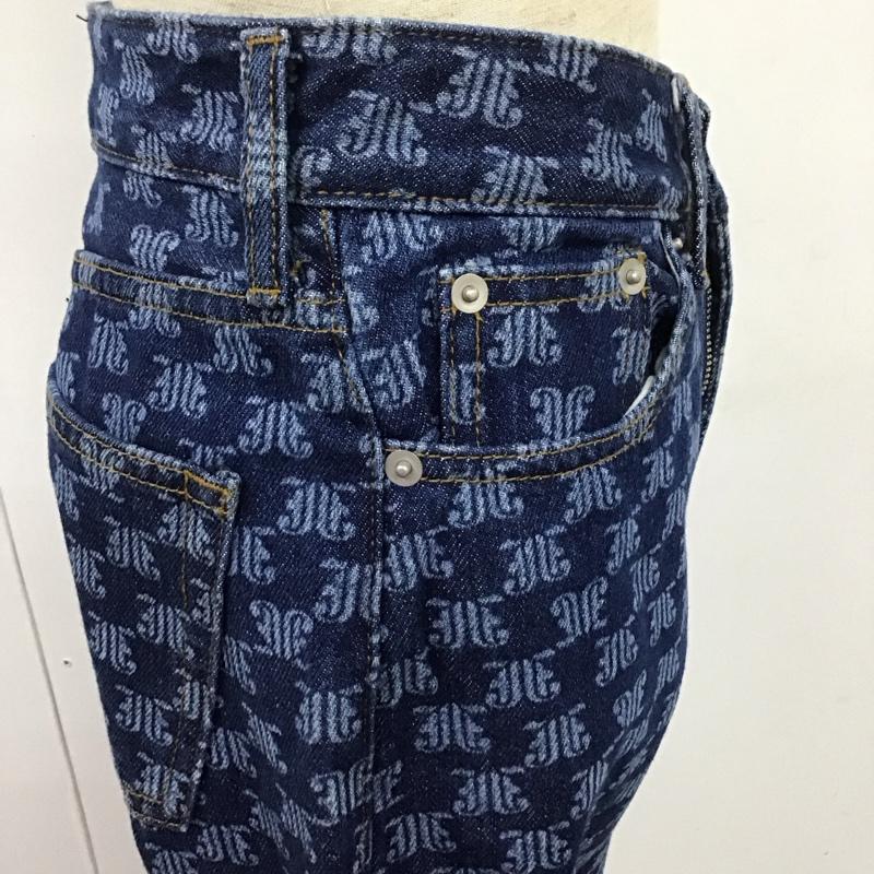 ジュエティ jouetie パンツ デニム、ジーンズ 082162400101-01 モノグラム M 総柄 青 / ブルー /  レディース USED 古着 中古 10126079