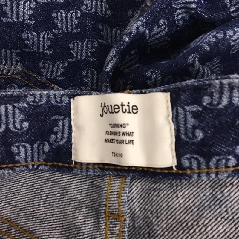 ジュエティ jouetie パンツ デニム、ジーンズ 082162400101-01 モノグラム M 総柄 青 / ブルー /  レディース USED 古着 中古 10126079