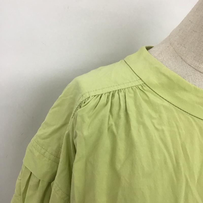 ローリーズファーム LOWRYS FARM シャツ、ブラウス 長袖 8210191737 マルチロングシャツ ノーカラーシャツ FREE 無地 緑 / グリーン /  レディース USED 古着 中古 10126083