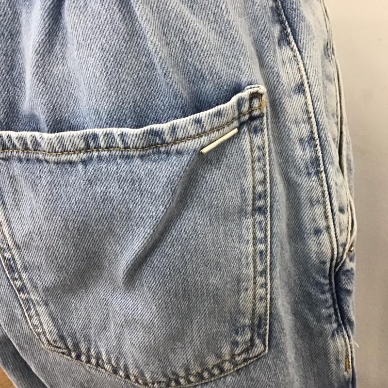 ザラ ZARA パンツ デニム、ジーンズ デニムパンツ ワイドパンツ カジュアルパンツ 42 無地 インディゴ / インディゴ /  レディース USED 古着 中古 10126085
