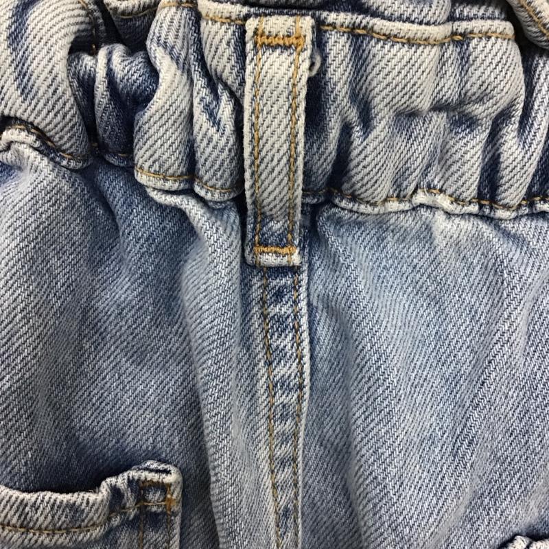 ザラ ZARA パンツ デニム、ジーンズ デニムパンツ ワイドパンツ カジュアルパンツ 42 無地 インディゴ / インディゴ /  レディース USED 古着 中古 10126085