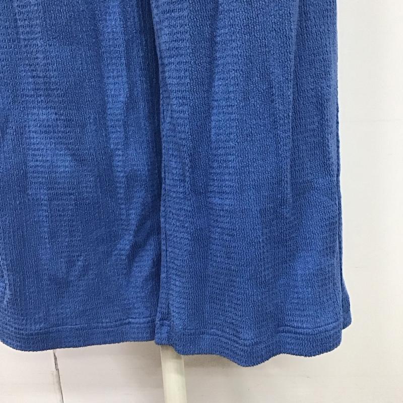 ローリーズファーム LOWRYS FARM パンツ ワークパンツ、ペインターパンツ ワイドパンツ カジュアルパンツ フレアパンツ FREE 無地 青 / ブルー /  レディース USED 古着 中古 10126086