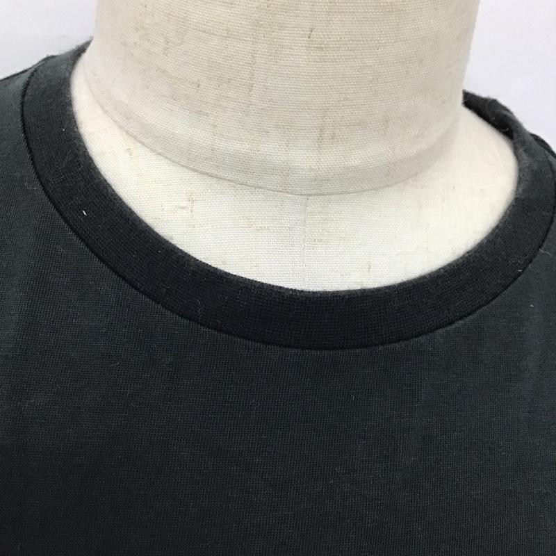 ザノースフェイス THE NORTH FACE Tシャツ 半袖 8210191737 マルチロングシャツ ノーカラーシャツ M ロゴ、文字 黒 / ブラック /  メンズ USED 古着 中古 10126092