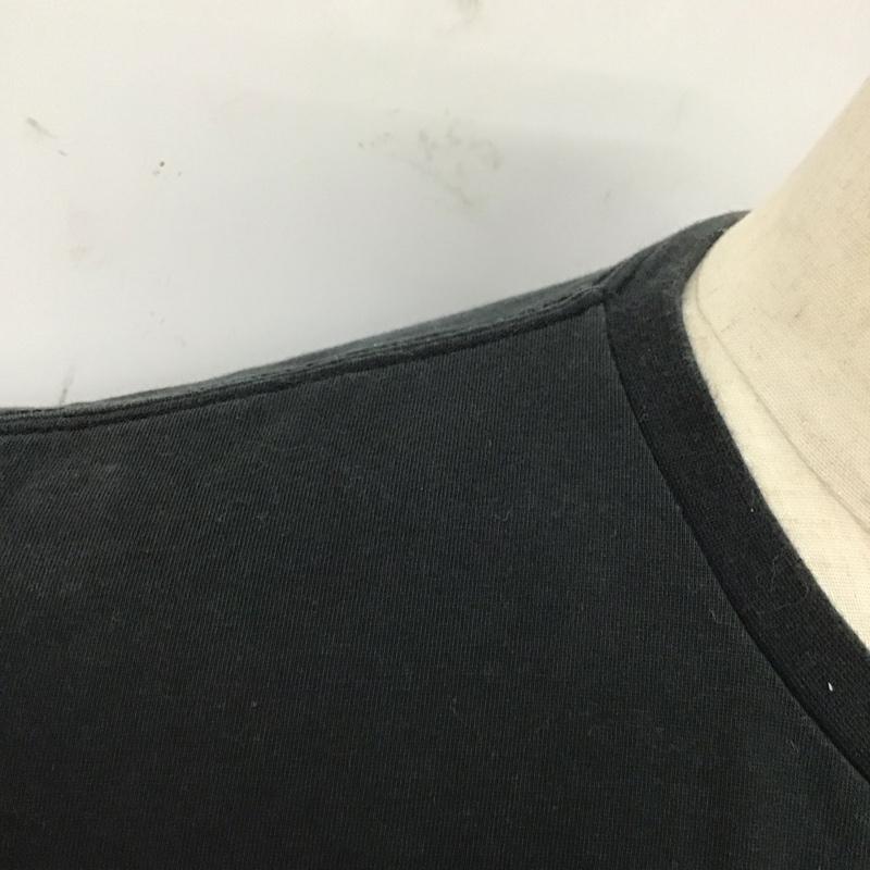 ザノースフェイス THE NORTH FACE Tシャツ 半袖 8210191737 マルチロングシャツ ノーカラーシャツ M ロゴ、文字 黒 / ブラック /  メンズ USED 古着 中古 10126092