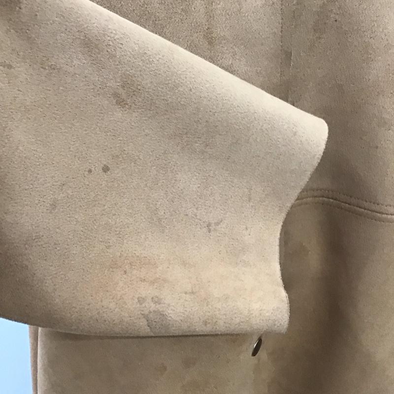 ザラ ZARA ジャケット、上着 ジャケット、ブレザー 長袖ジャケット アウター 前ボタン ノーカラー XL 無地 茶 / ブラウン /  レディース USED 古着 中古 10126108