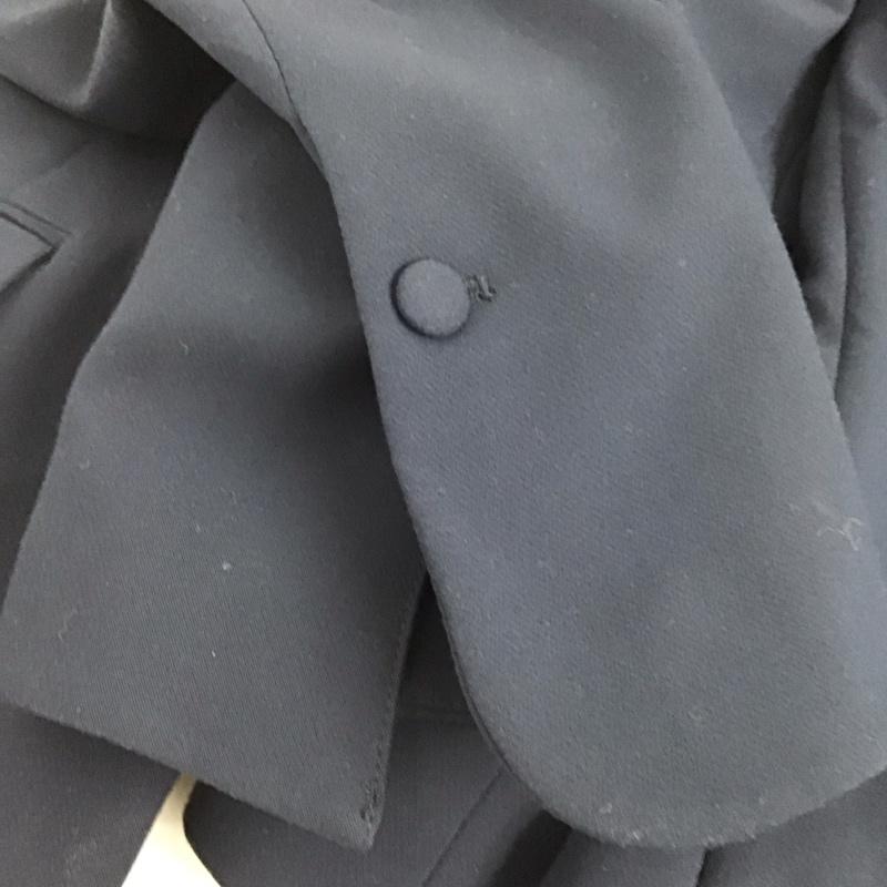 ザラ ZARA ジャケット、上着 ジャケット、ブレザー 長袖ジャケット アウター 前開き ノーカラージャケット S 無地 紺 / ネイビー /  レディース USED 古着 中古 10126109