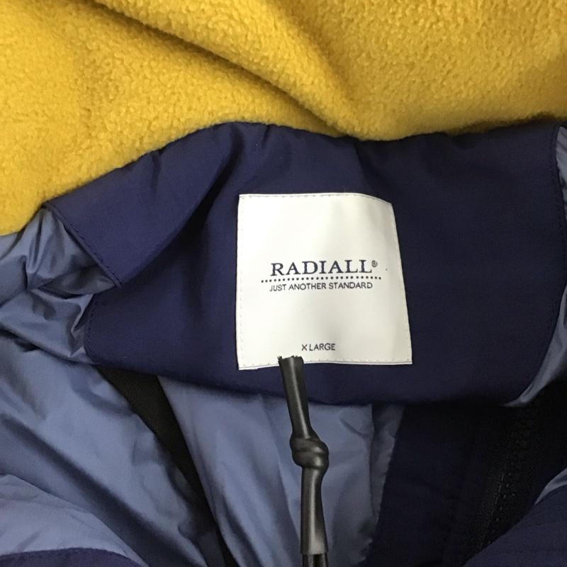 ラディアル RADIALL ジャケット、上着 ジャケット、ブレザー rad-22aw jk010 サバーバンスタンドカラージャケット マウンテンパーカー ナイロンジャケット XL 無地 紺 / ネイビー /  メンズ USED 古着 中古 10126112