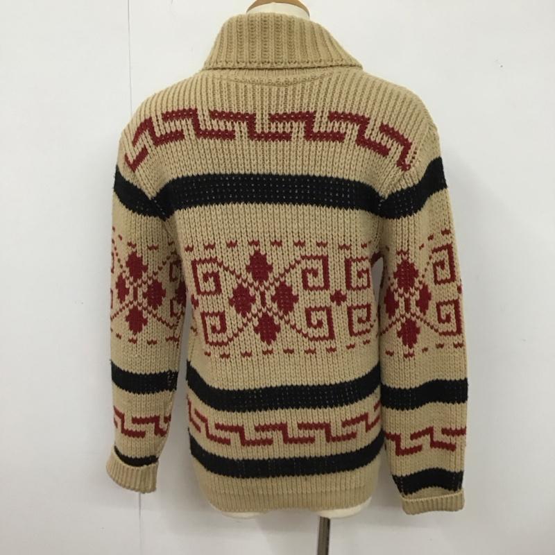 ペンドルトン PENDLETON ジャケット、上着 ジャケット、ブレザー ジップアップニットジャケット 長袖ニットジャケット 70s M プリント 茶 / ブラウン /  メンズ USED 古着 中古 10126126