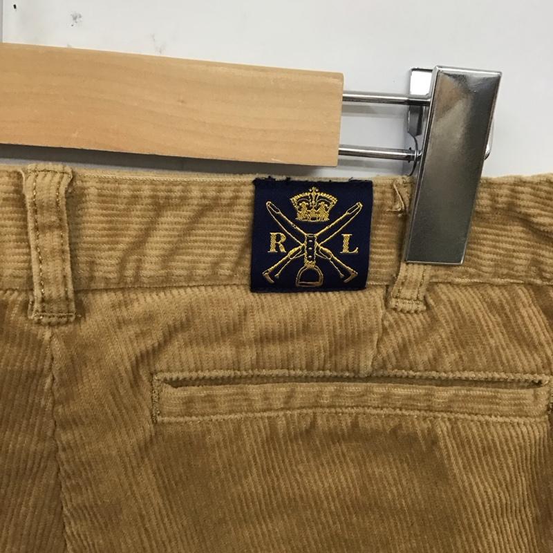 ラルフローレン RALPHLAUREN パンツ デニム、ジーンズ コーデュロイパンツ スリムパンツ カジュアルパンツ ストレッチパンツ 160cm 無地 ベージュ / ベージュ /  ボーイズ USED 古着 中古 10126128