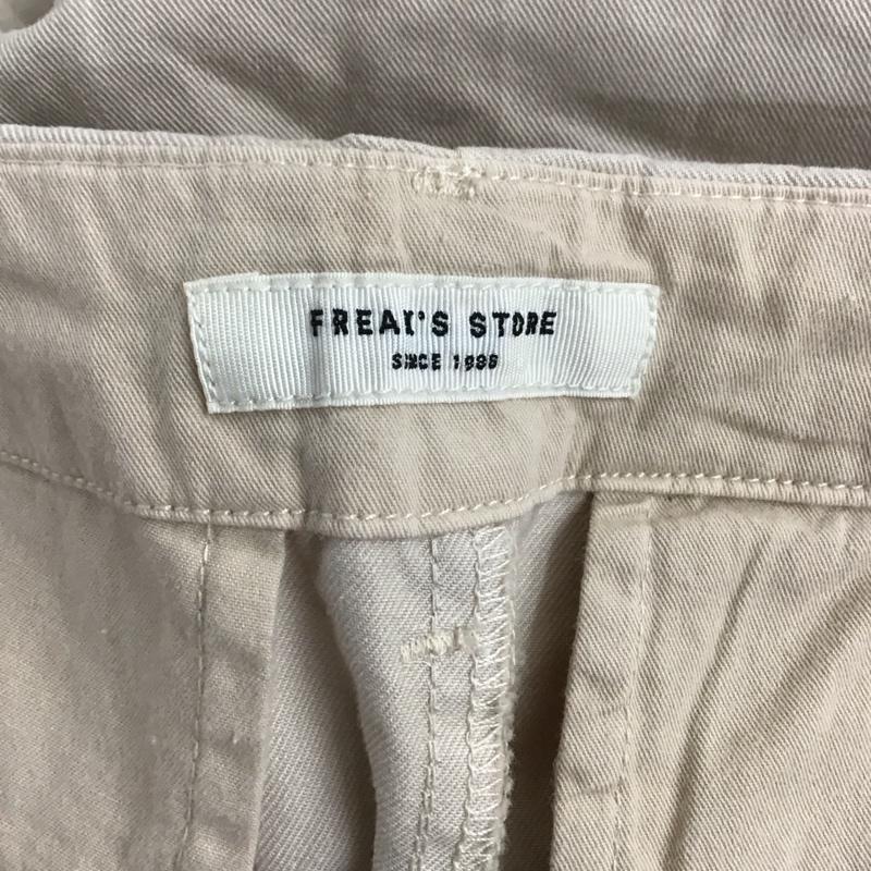 フリークスストア FREAK S STORE パンツ チノパン チノパン ワイドパンツ カジュアルパンツ M 無地 ベージュ / ベージュ /  レディース USED 古着 中古 10126129