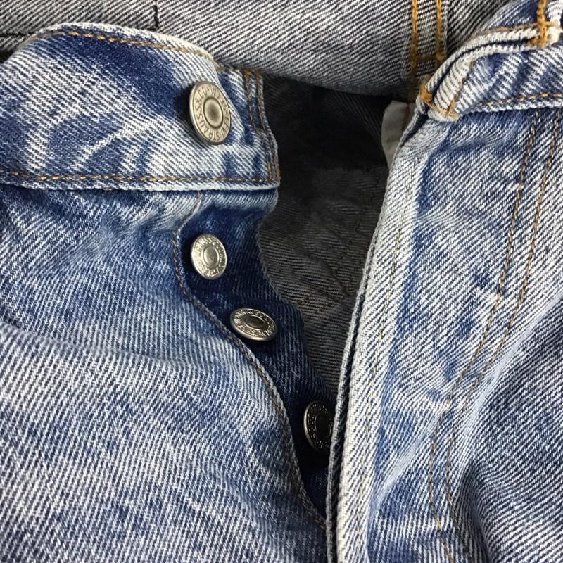 リーバイストラウスアンドコー Levi Strauss & co. パンツ デニム、ジーンズ デニムパンツ スリムパンツ カジュアルパンツ バイカラー 27インチ 無地 インディゴ / インディゴ /  レディース USED 古着 中古 10126130