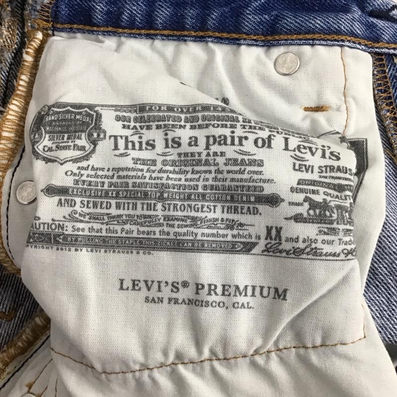 リーバイストラウスアンドコー Levi Strauss & co. パンツ デニム、ジーンズ デニムパンツ スリムパンツ カジュアルパンツ バイカラー 27インチ 無地 インディゴ / インディゴ /  レディース USED 古着 中古 10126130