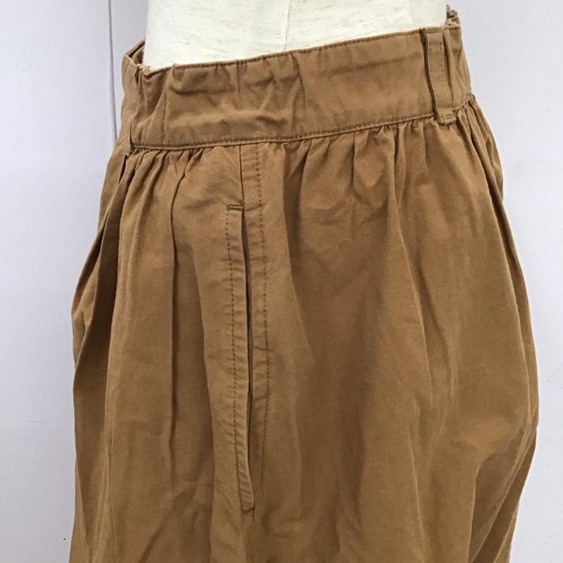 エムエイチエル MHL. スカート ロングスカート ロングスカート フレアスカート カジュアルスカート 1 無地 茶 / ブラウン /  レディース USED 古着 中古 10126137