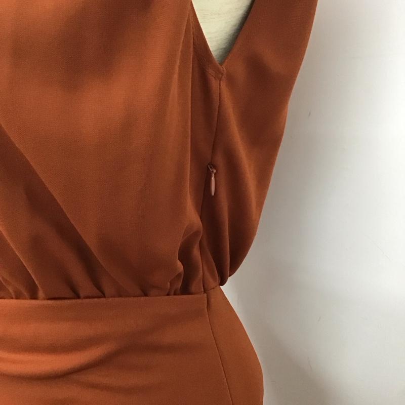 ザラ ZARA ワンピース ロングスカート ロングワンピース ノースリーブワンピース フレアスカート M 無地 茶 / ブラウン /  レディース USED 古着 中古 10126142