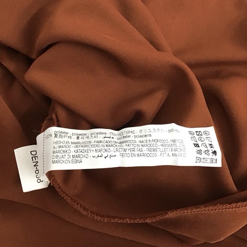 ザラ ZARA ワンピース ロングスカート ロングワンピース ノースリーブワンピース フレアスカート M 無地 茶 / ブラウン /  レディース USED 古着 中古 10126142