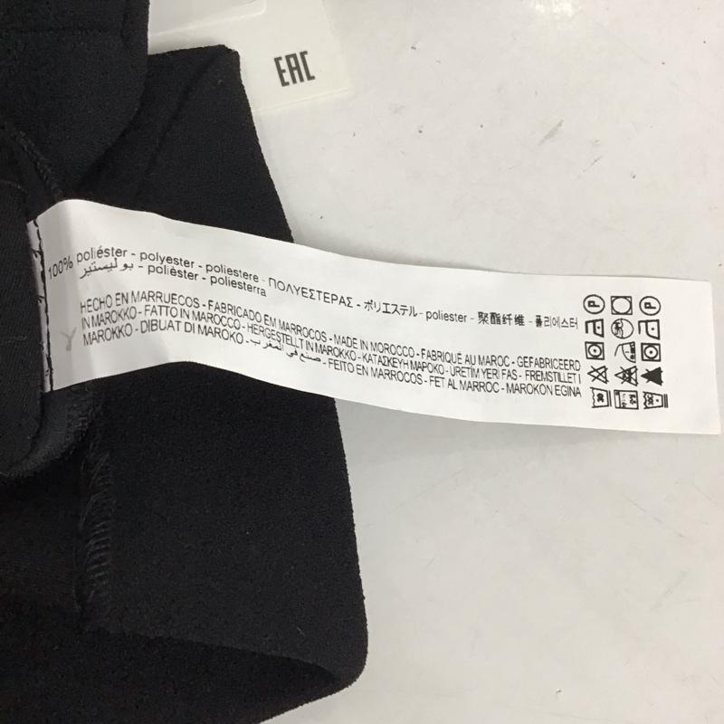 ザラ ZARA ベスト ベスト ベスト プルオーバーベスト Vネック M 無地 黒 / ブラック /  レディース USED 古着 中古 10126145