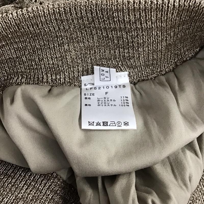 ローリーズファーム LOWRYS FARM スカート ロングスカート ロングスカート タイトスカート ストレッチ FREE 総柄 茶 / ブラウン /  レディース USED 古着 中古 10126150
