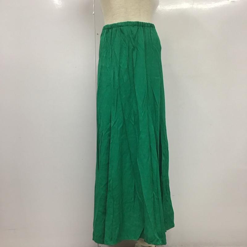レプシィム LEPSIM スカート ロングスカート FREE 無地 緑 / グリーン /  レディース USED 古着 中古 10126151