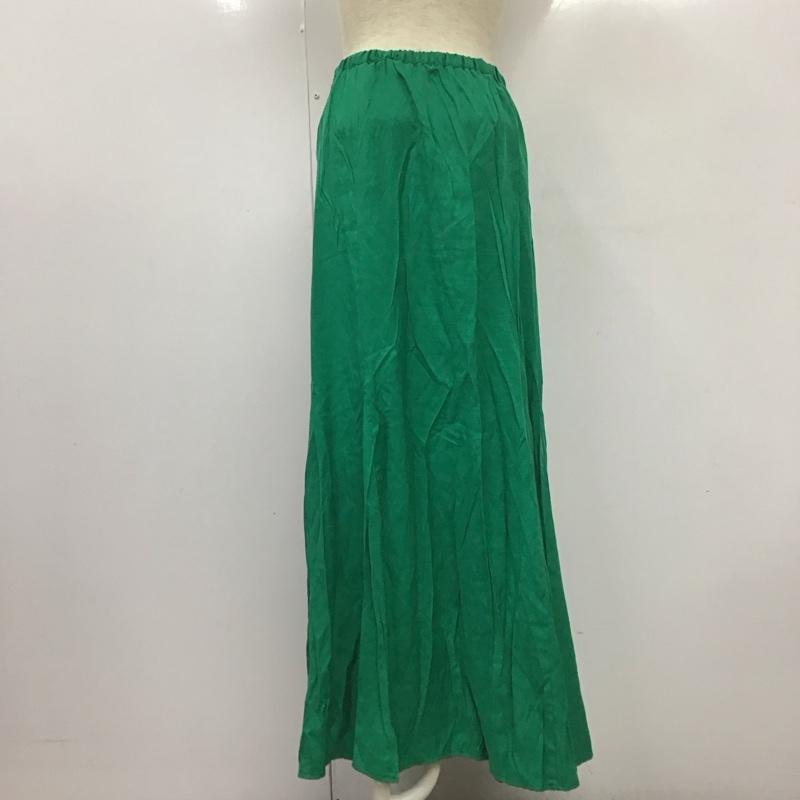 レプシィム LEPSIM スカート ロングスカート FREE 無地 緑 / グリーン /  レディース USED 古着 中古 10126151