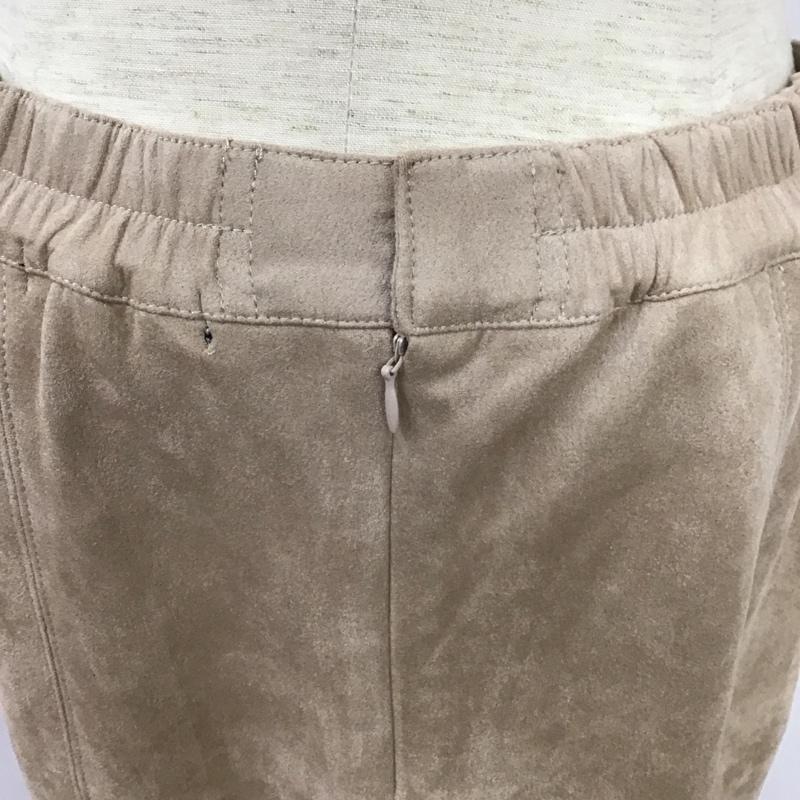 ダブルクローゼット w closet スカート ロングスカート ロングスカート タイトスカート センタースリット 無地 ベージュ / ベージュ /  レディース USED 古着 中古 10126152