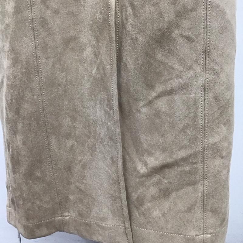 ダブルクローゼット w closet スカート ロングスカート ロングスカート タイトスカート センタースリット 無地 ベージュ / ベージュ /  レディース USED 古着 中古 10126152