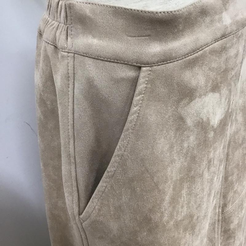 ダブルクローゼット w closet スカート ロングスカート ロングスカート タイトスカート センタースリット 無地 ベージュ / ベージュ /  レディース USED 古着 中古 10126152