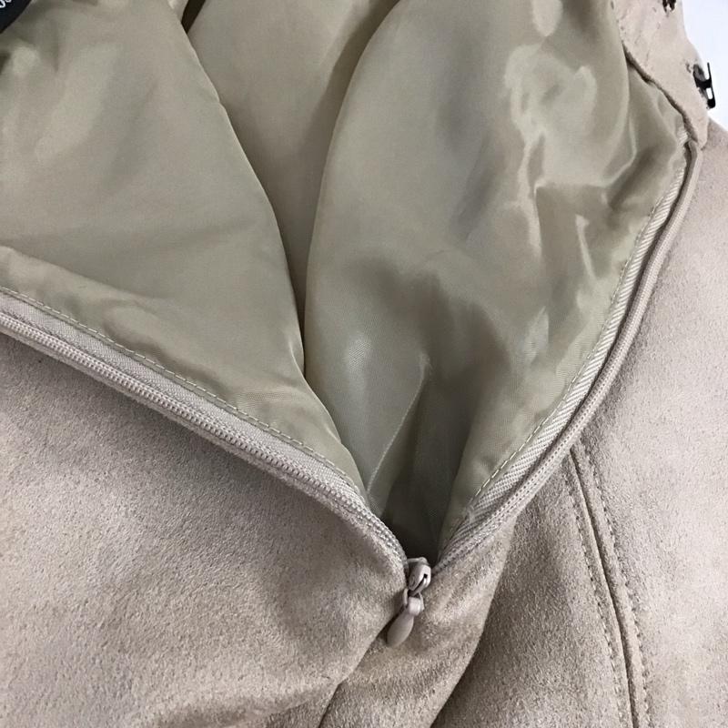 ダブルクローゼット w closet スカート ロングスカート ロングスカート タイトスカート センタースリット 無地 ベージュ / ベージュ /  レディース USED 古着 中古 10126152