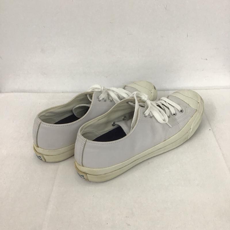 コンバース CONVERSE スニーカー スニーカー 1B984 JACK PURCEL LEA 27.5cm ローカット 27.5cm ロゴ、文字 白 / ホワイト /  メンズ USED 古着 中古 10126155