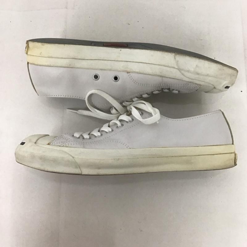 コンバース CONVERSE スニーカー スニーカー 1B984 JACK PURCEL LEA 27.5cm ローカット 27.5cm ロゴ、文字 白 / ホワイト /  メンズ USED 古着 中古 10126155