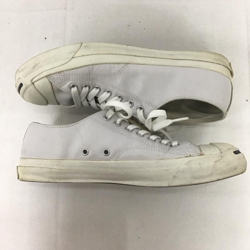 コンバース CONVERSE スニーカー スニーカー 1B984 JACK PURCEL LEA 27.5cm ローカット 27.5cm ロゴ、文字 白 / ホワイト /  メンズ USED 古着 中古 10126155